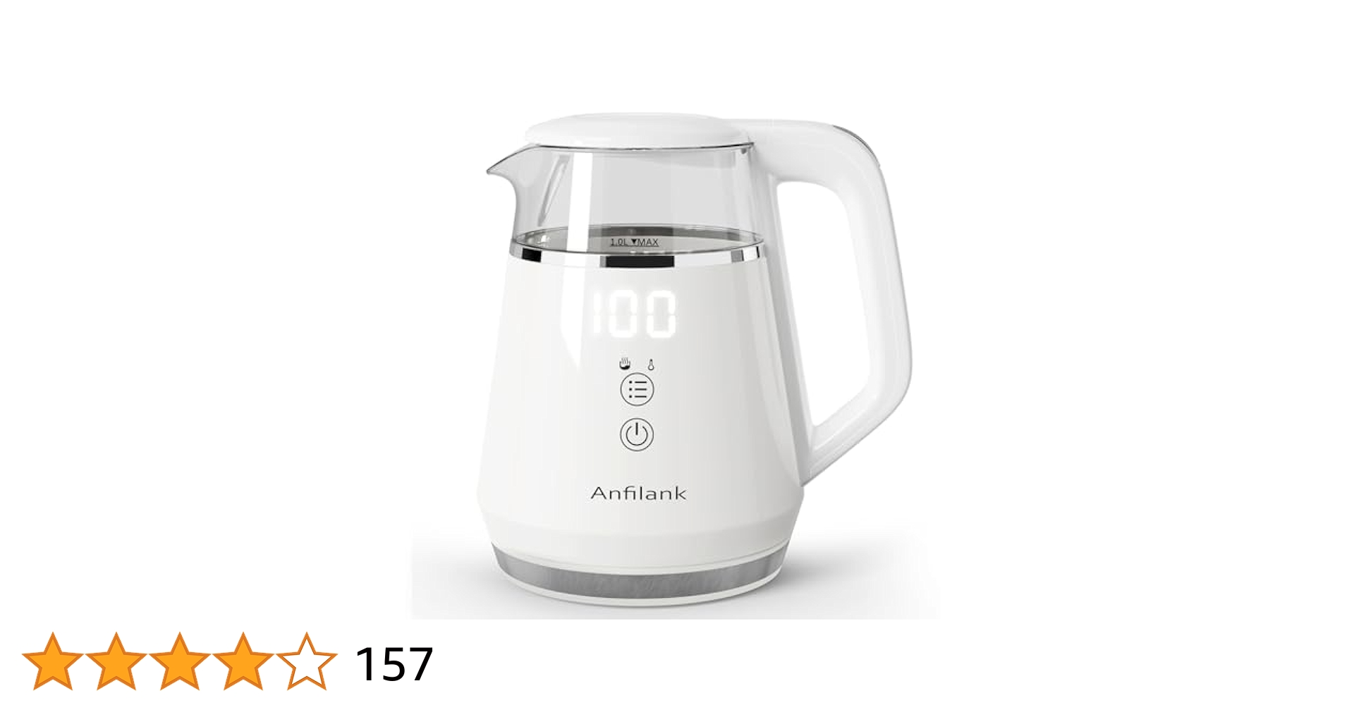 【M1921-64-40】電気ケトル　電子ケトル　湯沸かし　ガラス製　PSE認証 Amazon.co.jp: 【2025新登場】ハゴオギ (HAGOOGI) 電気ケトル